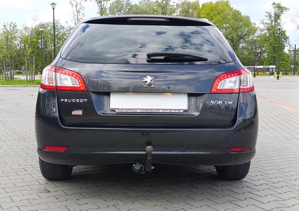 Peugeot 508 cena 24999 przebieg: 269999, rok produkcji 2011 z Płock małe 211